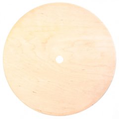 Подложка под торт деревянная с отверстием 4 мм 26 см F4/26-О