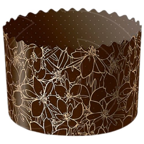 Форма для кулича "Цветы" D90 H90 1 шт pmK9090sMN