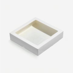 Коробка для сладостей белая 20х20х4,5 см ForG TABOX PRO 1500 W ST