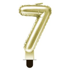 Свеча декоративная Цифра "7" Шар Золото 622095-7	