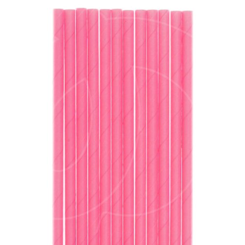Бумажные трубочки "Розовые" 12 шт 3120572