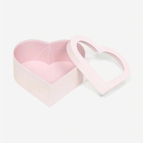 Коробка для сладостей с окном "Сердце" 23,5х21,5х10 см 10541961