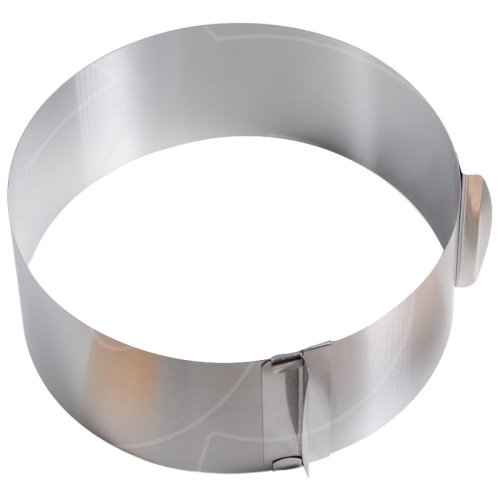 Форма металлическая для выпечки раздвижная Круг H8,5 D16-30 см 1053323, 3537095, Хит-1(берем в первую очередь)