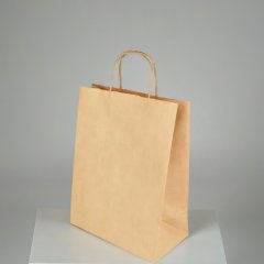 Пакет бумажный с ручками Крафт 26х15х35 см OSQ CarrBag TW 260