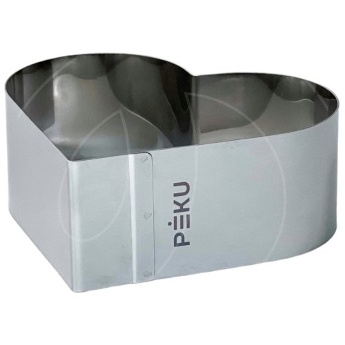 Форма металлическая для выпечки PEKU "Сердце" H6 D15 см С/6/15