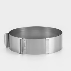 Форма металлическая для выпечки раздвижная Круг H5 D14-20 см 3537094