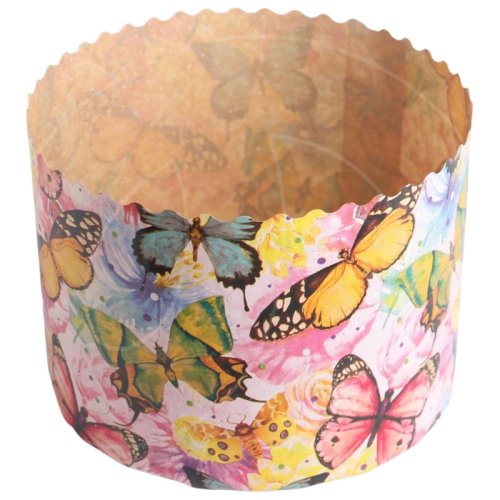 Форма для кулича "Бабочки" D110 H85 1 шт pmK11085сBC