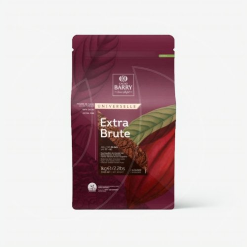 Какао-порошок алкализованный CACAO BARRY Extra Brute 22-24% 1 кг DCP-22SP-760, DCP-22EXBRU-RT-89B