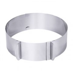 Форма металлическая для выпечки раздвижная Круг H12 D16-30 см 4046500, 7528349
