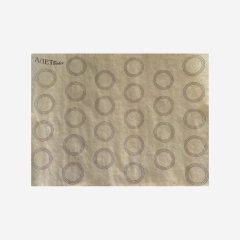 Коврик тефлоновый для выпечки с разметкой для 27 макарон Алет 30х40 см 134080