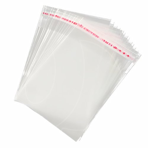 Пакетик прозрачный с липким краем 10х15 см 100 шт 