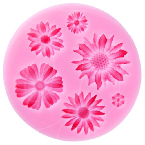 Молд силиконовый "Цветочный микс" 164541, m-53