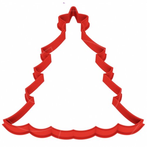 Вырубка пластиковая LUBIMOVA "Ёлочка кремлёвская" LC-00003101