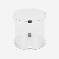 Коробка для торта круглая белая 24х24 см 022520 ф