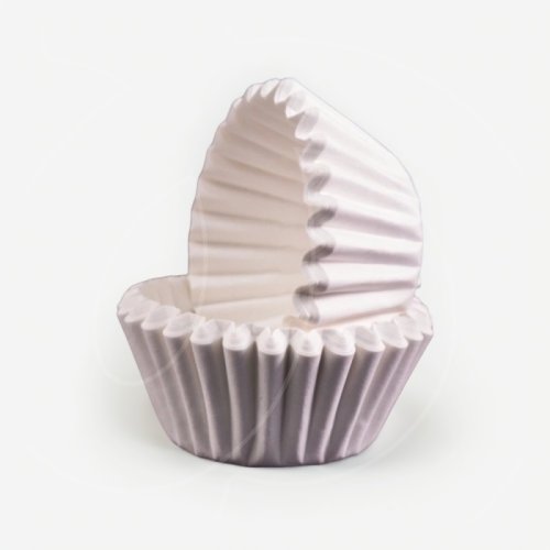 Капсула бумажная Белая D25 H18 40 шт 810001, RW60 