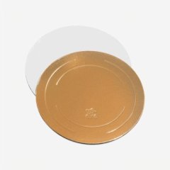 Подложка под торт Золото/Белая 3,2 мм 26 см ForG BASE 3,2 G/P D 260 S