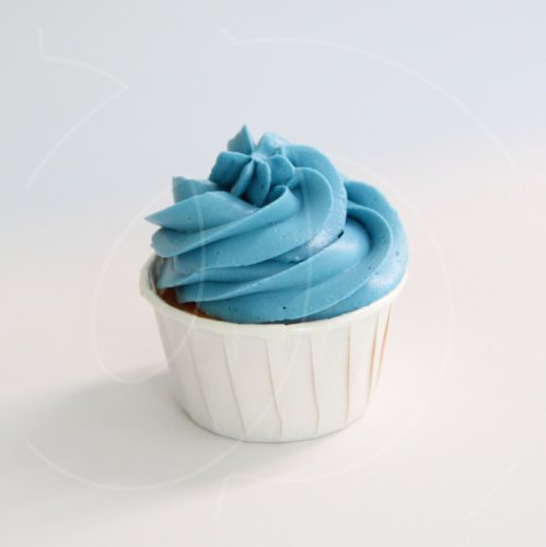 Капсула бумажная с подворотом Белая (с ламинацией) D50 H40 10 шт ForG MUFFIN PRO W/W 