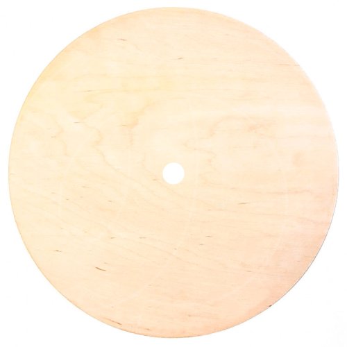 Подложка под торт деревянная с отверстием 4 мм 24 см F4/24-О